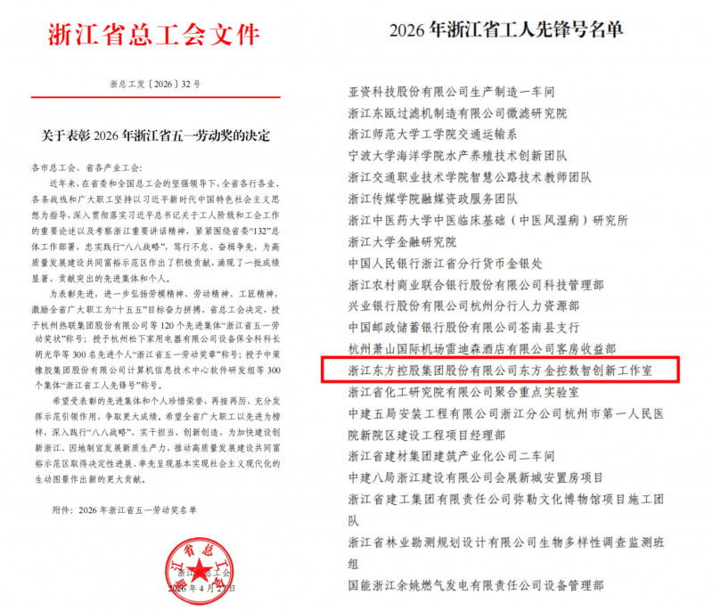 浙江東方榮獲2026年浙江省五一勞動獎——“浙江省工人先鋒號”榮譽稱號.jpg